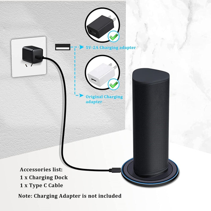 Para Sonos Roam Altavoz Bluetooth Cargador inalámbrico magnético Base de carga