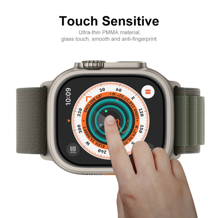 Película de pantalla ENKAY 3D Soft PC Edge PMMA para Apple Watch Ultra 49mm, 1 PCS, 2 PCS, 5 PCS, 10 PCS