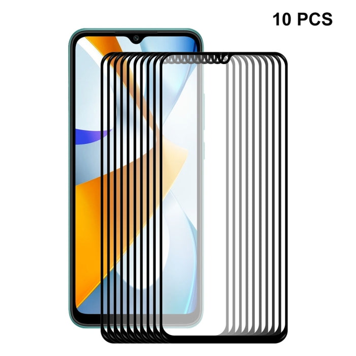 Para Xiaomi Poco C40 ENKAY Pegamento completo 0.26mm 9H 2.5D Vidrio templado Película completa, For Xiaomi Poco C40 (1 PC), For Xiaomi Poco C40 (2 PCS), For Xiaomi Poco C40 (5 PCS), For Xiaomi Poco C40 (10 PCS)