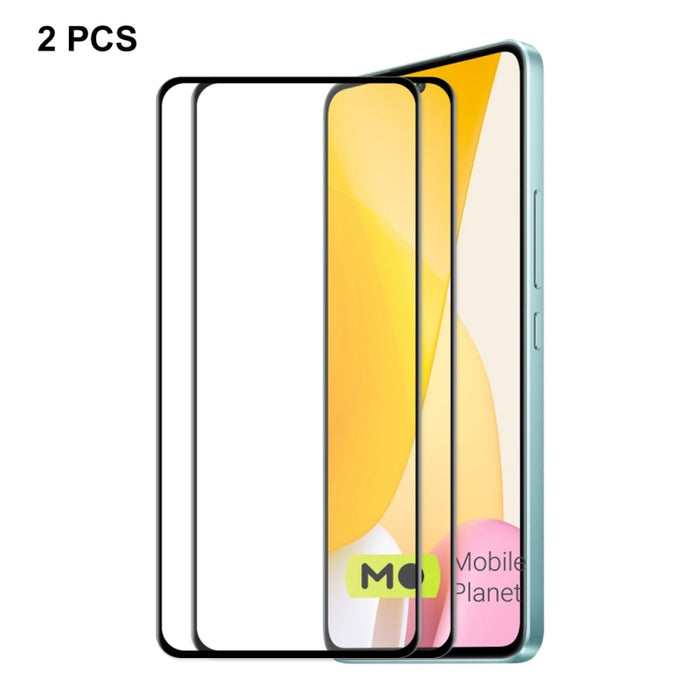 Para Xiaomi 12 Lite ENKAY Pegamento completo Vidrio templado 6D Cobertura completa Protector antiarañazos, 1 PC, 2 PCS, 5 PCS