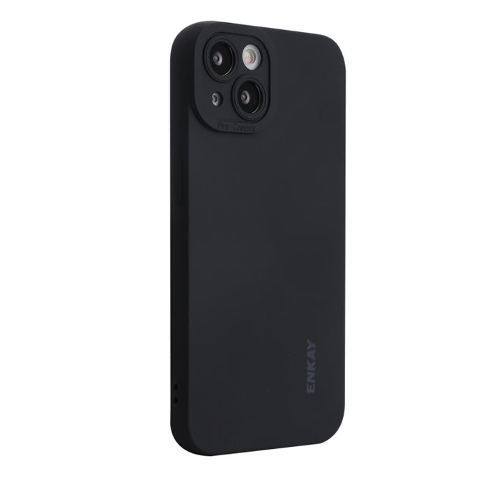 Funda de teléfono ENKAY de silicona líquida a prueba de golpes para iPhone 14 Plus, For iPhone 14 Plus
