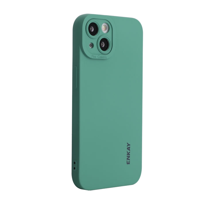 Funda de teléfono ENKAY de silicona líquida a prueba de golpes para iPhone 14 Plus, For iPhone 14 Plus