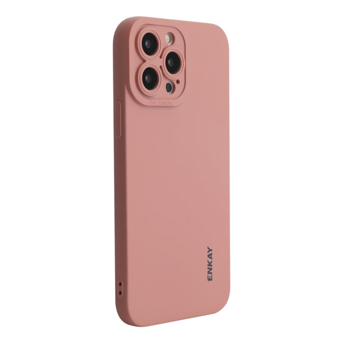 Funda de teléfono ENKAY de silicona líquida a prueba de golpes para iPhone 14 Plus, For iPhone 14 Plus