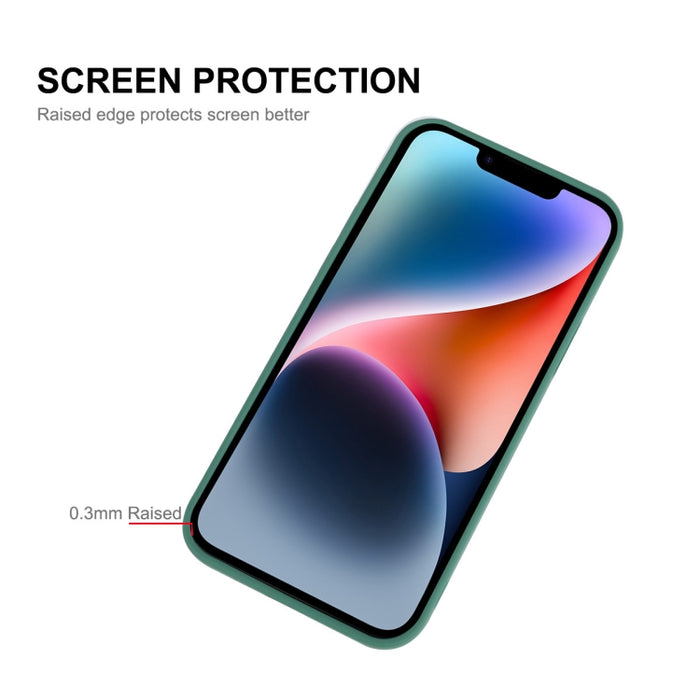 Funda de teléfono ENKAY de silicona líquida a prueba de golpes para iPhone 14 Plus, For iPhone 14 Plus