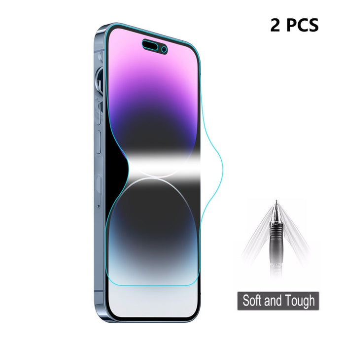 Película de hidrogel a prueba de explosiones con pegamento completo ENKAY para iPhone 14 Pro Max, For iPhone 14 Pro Max (1 PC), For iPhone 14 Pro Max (2 PCS), For iPhone 14 Pro Max (5 PCS), For iPhone 14 Pro Max (10 PCS)