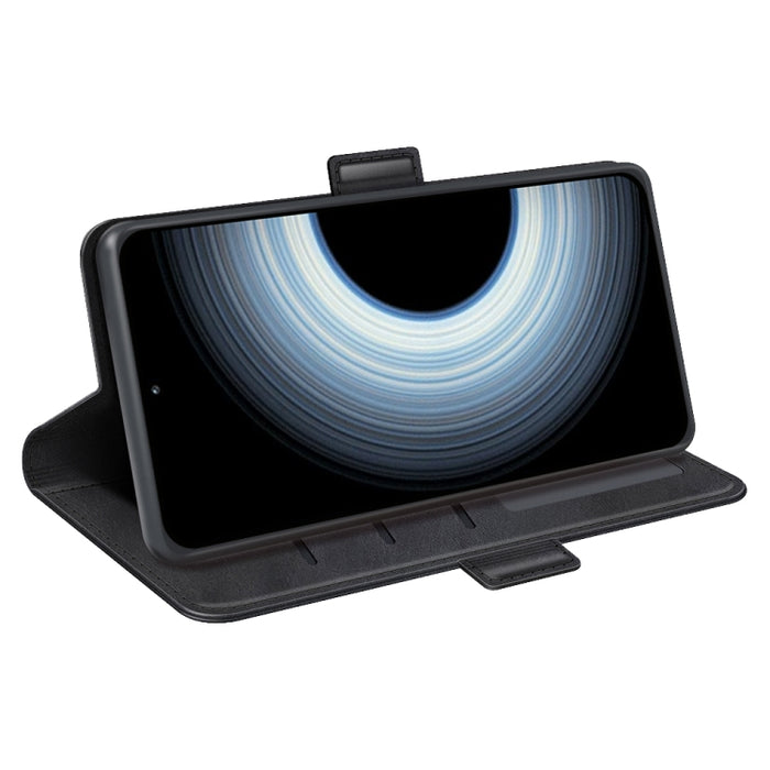 Para Xiaomi Redmi K50 Ultra Funda de teléfono de cuero con hebilla magnética de doble cara, For Xiaomi Redmi K50 Ultra