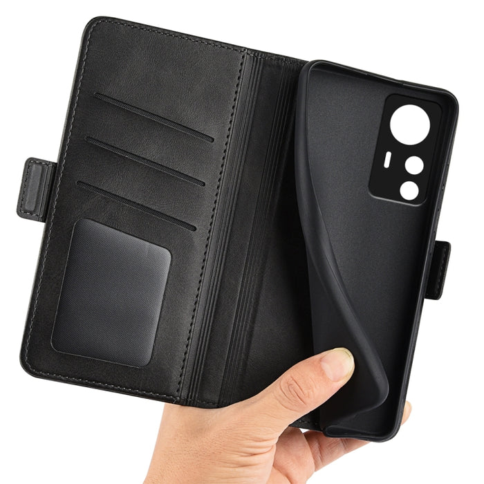 Para Xiaomi Redmi K50 Ultra Funda de teléfono de cuero con hebilla magnética de doble cara, For Xiaomi Redmi K50 Ultra