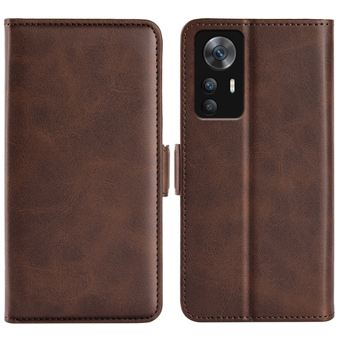 Para Xiaomi Redmi K50 Ultra Funda de teléfono de cuero con hebilla magnética de doble cara, For Xiaomi Redmi K50 Ultra
