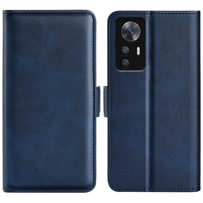 Para Xiaomi Redmi K50 Ultra Funda de teléfono de cuero con hebilla magnética de doble cara, For Xiaomi Redmi K50 Ultra