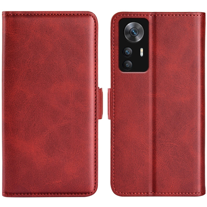 Para Xiaomi Redmi K50 Ultra Funda de teléfono de cuero con hebilla magnética de doble cara, For Xiaomi Redmi K50 Ultra