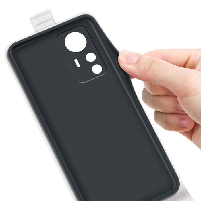 Para Xiaomi Redmi K50 Ultra R64 Textura Vertical Funda de cuero con tapa para teléfono, For Xiaomi Redmi K50 Ultra