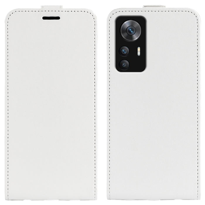 Para Xiaomi Redmi K50 Ultra R64 Textura Vertical Funda de cuero con tapa para teléfono, For Xiaomi Redmi K50 Ultra