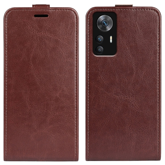 Para Xiaomi Redmi K50 Ultra R64 Textura Vertical Funda de cuero con tapa para teléfono, For Xiaomi Redmi K50 Ultra