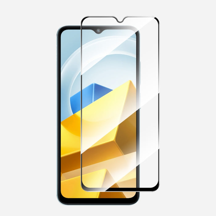 Para Xiaomi Poco M5 ENKAY Pegamento completo 0.26mm 9H 2.5D Vidrio templado Película completa, 1pcs, 2pcs, 5pcs, 10pcs