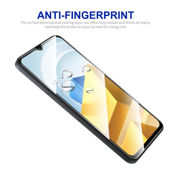 Para Xiaomi Poco M5 ENKAY Pegamento completo 0.26mm 9H 2.5D Vidrio templado Película completa, 1pcs, 2pcs, 5pcs, 10pcs