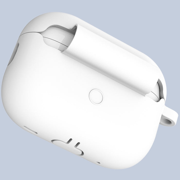 Para Apple AirPods Pro 2 2022 ENKAY Estuche protector de silicona engrosada con llavero