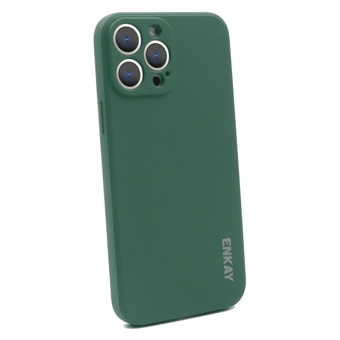 Para iPhone 14 Pro ENKAY Funda de teléfono suave a prueba de golpes de silicona líquida, For iPhone 14 Pro