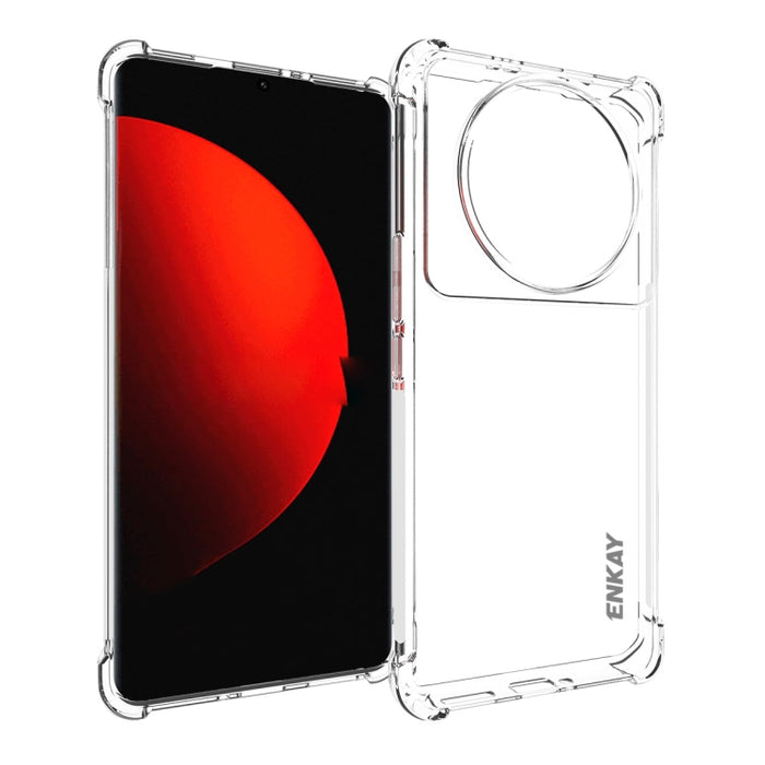 Para Xiaomi 12S Ultra ENKAY Clear TPU Funda para teléfono a prueba de golpes, For Xiaomi 12S Ultra
