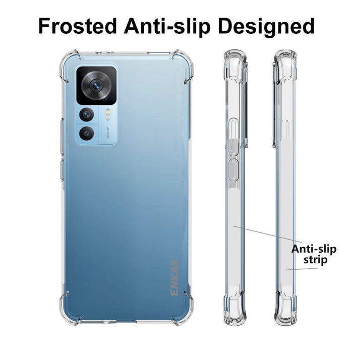 Para Xiaomi Redmi K50 Ultra ENKAY Clear TPU Funda para teléfono a prueba de golpes, For Xiaomi Redmi K50 Ultra