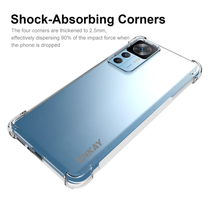 Para Xiaomi Redmi K50 Ultra ENKAY Clear TPU Funda para teléfono a prueba de golpes, For Xiaomi Redmi K50 Ultra