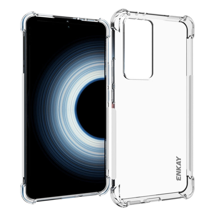 Para Xiaomi Redmi K50 Ultra ENKAY Clear TPU Funda para teléfono a prueba de golpes, For Xiaomi Redmi K50 Ultra