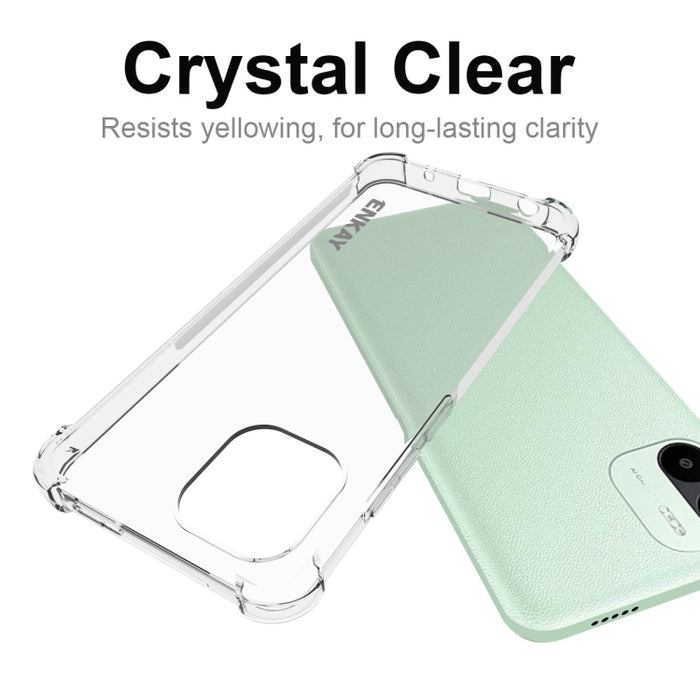 Para Xiaomi Redmi A1 4G ENKAY Clear TPU Funda para teléfono a prueba de golpes, For Xiaomi Redmi A1 4G