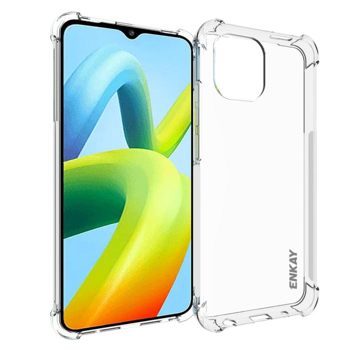Para Xiaomi Redmi A1 4G ENKAY Clear TPU Funda para teléfono a prueba de golpes, For Xiaomi Redmi A1 4G