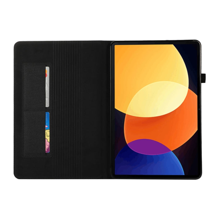 Estuche para tableta de cuero y tela, For Xiaomi Mi Pad 5 Pro 12.4