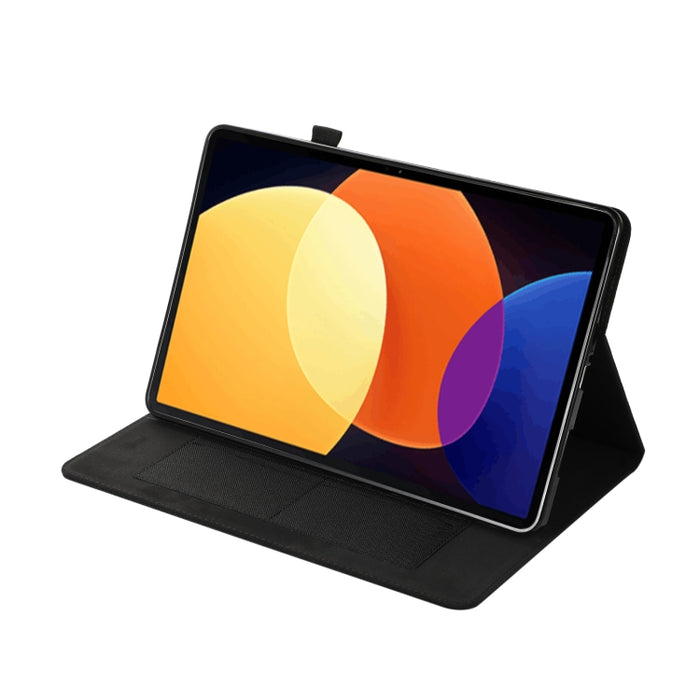 Estuche para tableta de cuero y tela, For Xiaomi Mi Pad 5 Pro 12.4