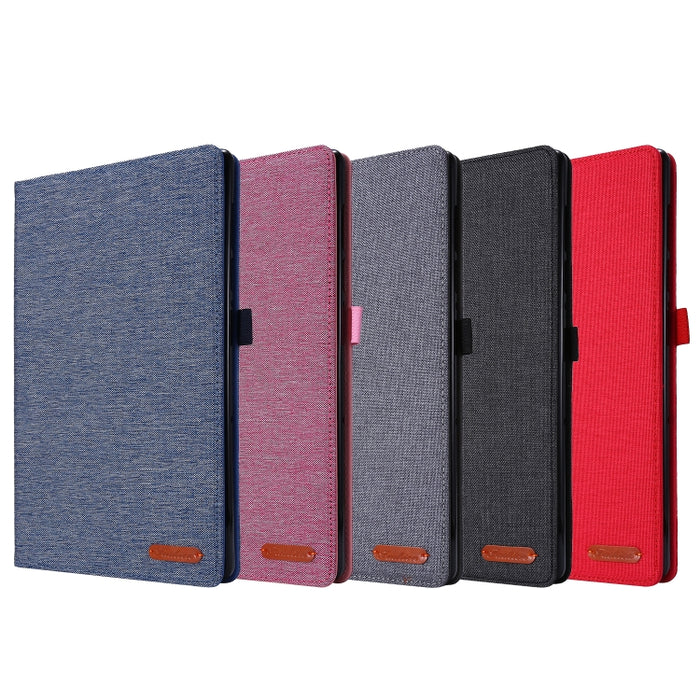 Estuche para tableta de cuero y tela, For Xiaomi Mi Pad 5 Pro 12.4
