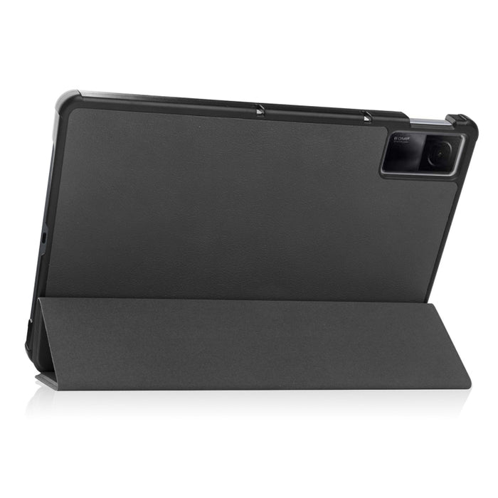 Para Xiaomi Redmi Pad 10.61 pulgadas ENKAY Tri-fold Custer Texture Funda de cuero con soporte inteligente, For Xiaomi Redmi Pad 10.61 inch