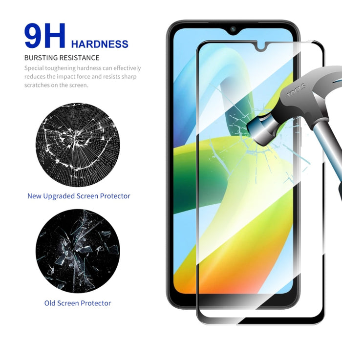 Para Xiaomi Redmi A1 / A1+ ENKAY Pegamento completo 0.26mm 9H 2.5D Vidrio templado Película completa, 1 PCS, 2pcs, 5pcs, 10pcs