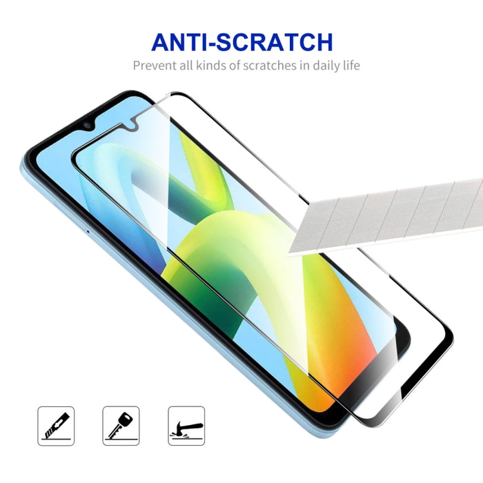 Para Xiaomi Redmi A1 / A1+ ENKAY Pegamento completo 0.26mm 9H 2.5D Vidrio templado Película completa, 1 PCS, 2pcs, 5pcs, 10pcs