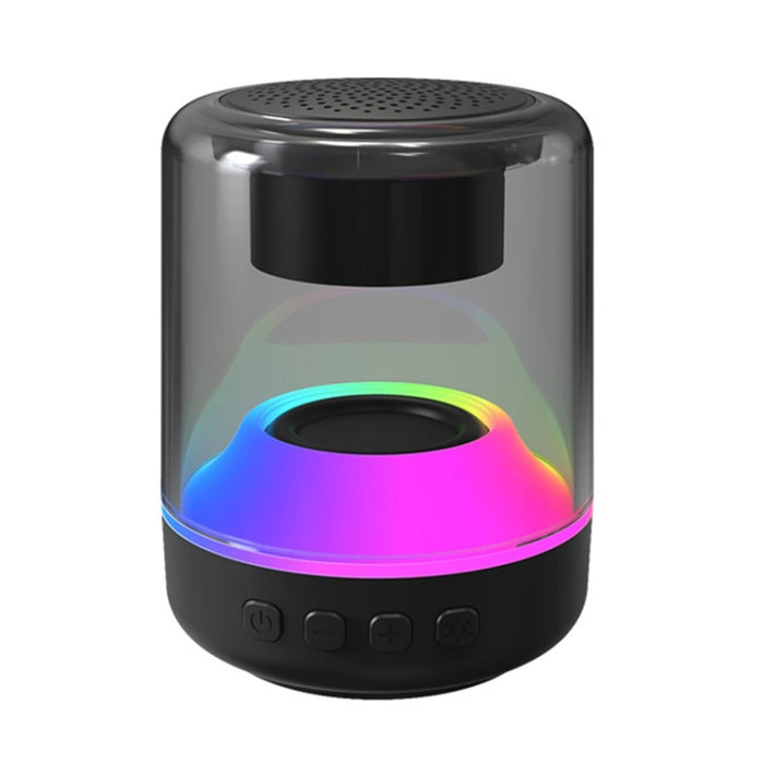 ENKAY Hat-Prince Altavoz Bluetooth inalámbrico portátil con luz RGB, S, L