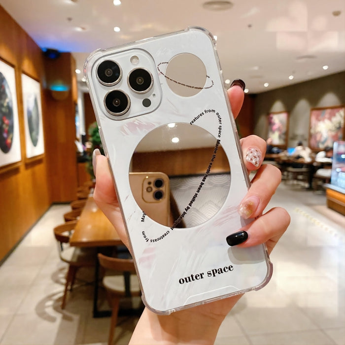 Estuche para teléfono con espejo pintado a color, For iPhone 14 Pro, For iPhone 14 Pro Max