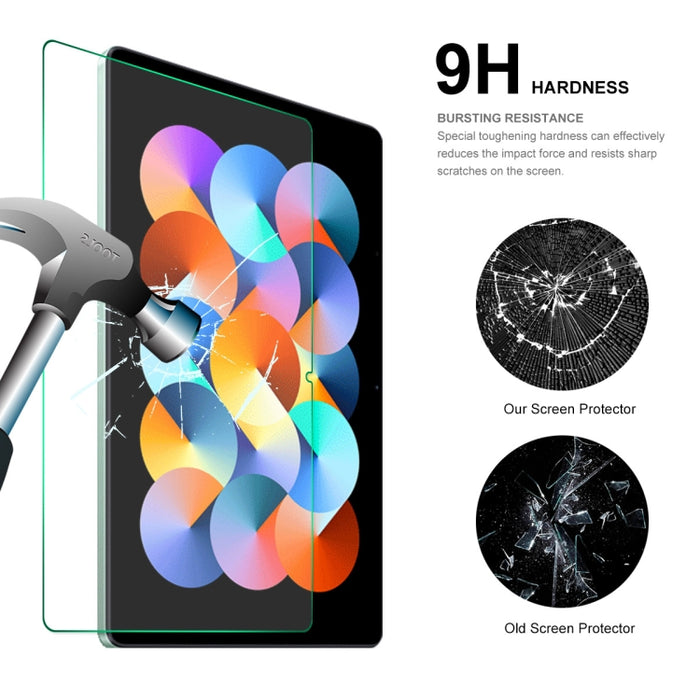 Para Redmi Pad 10.6 ENKAY Hat-Prince 0.33mm Protector de vidrio templado a prueba de explosiones Película antiarañazos, For Redmi Pad 10.6(1pc), For Redmi Pad 10.6(2pcs)