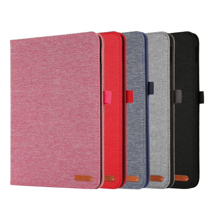 Estuche para tablet de cuero y tela con clip para tarjeta de presentación, For iPad 10th 10.9 2022