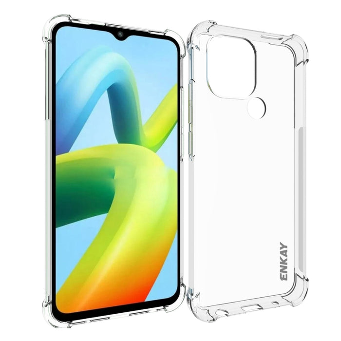 Para Xiaomi Redmi A1 + ENKAY Funda transparente para teléfono TPU a prueba de golpes, For Xiaomi Redmi A1+