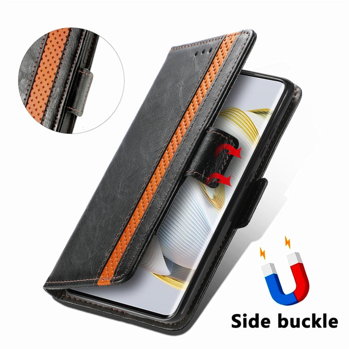 CaseNeoSplicingCaja de cuero para teléfono con doble hebilla magnética, For Huawei Nova 10 Pro, For Huawei  Nova 10, For Nokia G400, For Sony Xperia 5 IV, For Xiaomi Redmi Note 11T, For Xiaomi 12T / Redmi K50 Ultra