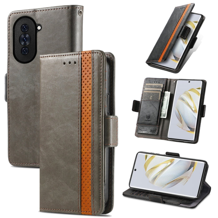 CaseNeoSplicingCaja de cuero para teléfono con doble hebilla magnética, For Huawei Nova 10 Pro, For Huawei  Nova 10, For Nokia G400, For Sony Xperia 5 IV, For Xiaomi Redmi Note 11T, For Xiaomi 12T / Redmi K50 Ultra