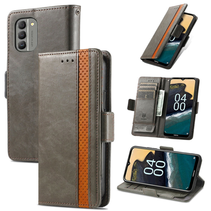 CaseNeoSplicingCaja de cuero para teléfono con doble hebilla magnética, For Huawei Nova 10 Pro, For Huawei  Nova 10, For Nokia G400, For Sony Xperia 5 IV, For Xiaomi Redmi Note 11T, For Xiaomi 12T / Redmi K50 Ultra