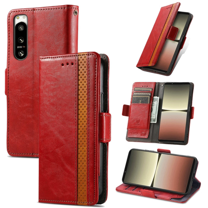 CaseNeoSplicingCaja de cuero para teléfono con doble hebilla magnética, For Huawei Nova 10 Pro, For Huawei  Nova 10, For Nokia G400, For Sony Xperia 5 IV, For Xiaomi Redmi Note 11T, For Xiaomi 12T / Redmi K50 Ultra