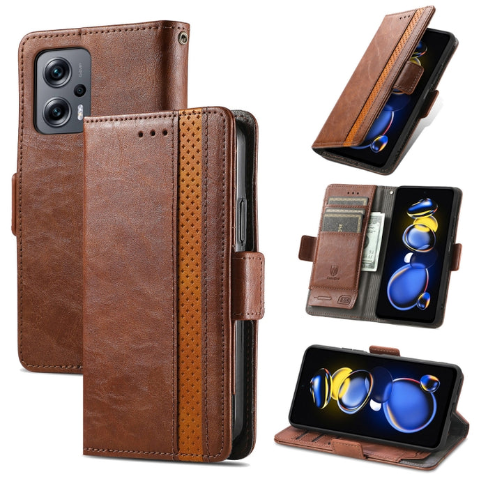CaseNeoSplicingCaja de cuero para teléfono con doble hebilla magnética, For Huawei Nova 10 Pro, For Huawei  Nova 10, For Nokia G400, For Sony Xperia 5 IV, For Xiaomi Redmi Note 11T, For Xiaomi 12T / Redmi K50 Ultra