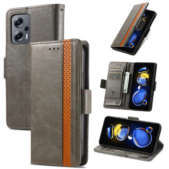CaseNeoSplicingCaja de cuero para teléfono con doble hebilla magnética, For Huawei Nova 10 Pro, For Huawei  Nova 10, For Nokia G400, For Sony Xperia 5 IV, For Xiaomi Redmi Note 11T, For Xiaomi 12T / Redmi K50 Ultra