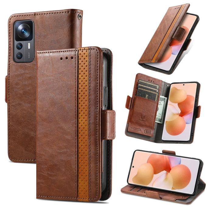 CaseNeoSplicingCaja de cuero para teléfono con doble hebilla magnética, For Huawei Nova 10 Pro, For Huawei  Nova 10, For Nokia G400, For Sony Xperia 5 IV, For Xiaomi Redmi Note 11T, For Xiaomi 12T / Redmi K50 Ultra