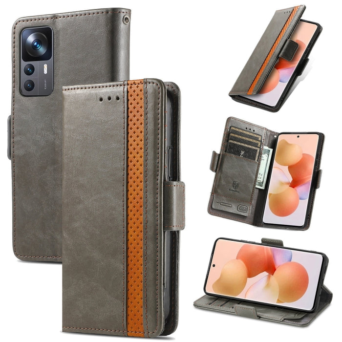 CaseNeoSplicingCaja de cuero para teléfono con doble hebilla magnética, For Huawei Nova 10 Pro, For Huawei  Nova 10, For Nokia G400, For Sony Xperia 5 IV, For Xiaomi Redmi Note 11T, For Xiaomi 12T / Redmi K50 Ultra