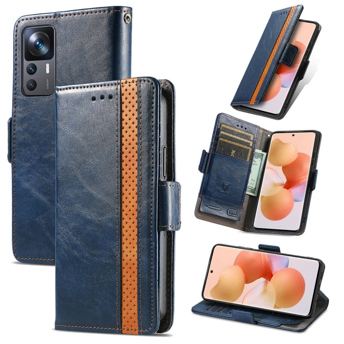 CaseNeoSplicingCaja de cuero para teléfono con doble hebilla magnética, For Huawei Nova 10 Pro, For Huawei  Nova 10, For Nokia G400, For Sony Xperia 5 IV, For Xiaomi Redmi Note 11T, For Xiaomi 12T / Redmi K50 Ultra