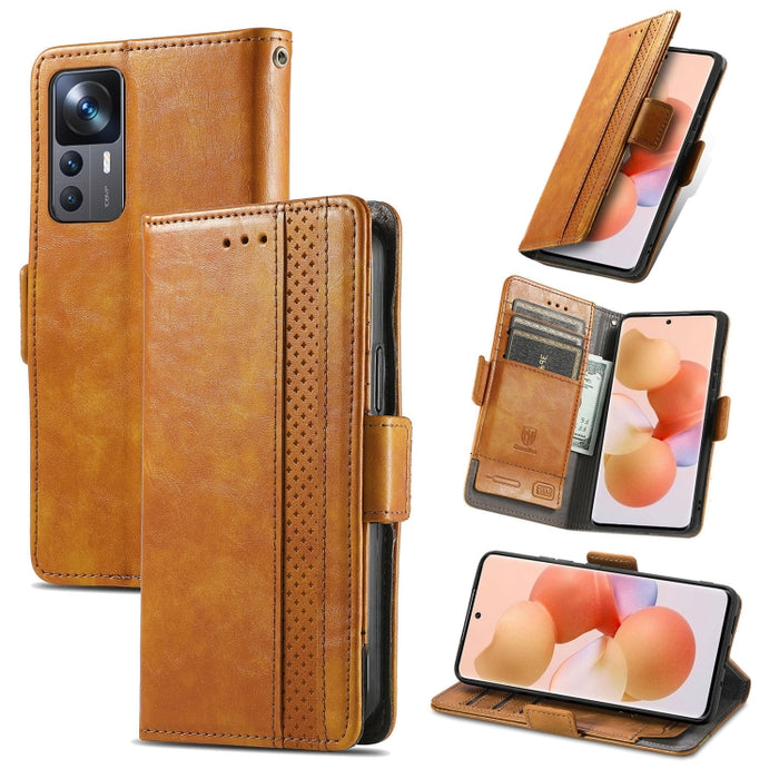 CaseNeoSplicingCaja de cuero para teléfono con doble hebilla magnética, For Huawei Nova 10 Pro, For Huawei  Nova 10, For Nokia G400, For Sony Xperia 5 IV, For Xiaomi Redmi Note 11T, For Xiaomi 12T / Redmi K50 Ultra