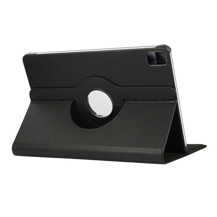 Para Xiaomi Redmi Pad 10.61 ENKAY Hat-Prince Funda inteligente de cuero Litchi con rotación de 360 grados, For Xiaomi Redmi Pad 10.61