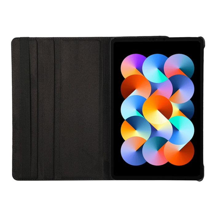 Para Xiaomi Redmi Pad 10.61 ENKAY Hat-Prince Funda inteligente de cuero Litchi con rotación de 360 grados, For Xiaomi Redmi Pad 10.61